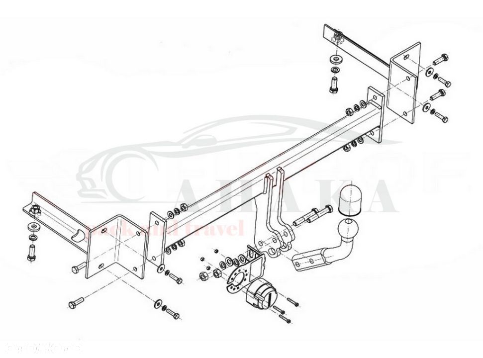 Hak Holowniczy Odkręcany Do Seat Mii Hatchback 2011-2019 - 4
