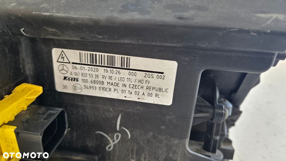 Lampa przednia reflektor xenon Mercedes mp4 9618205339 - 3