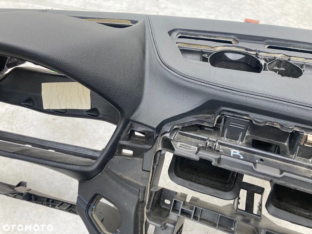 BMW X1 F48 X2 F39 DESKA KONSOLA KOKPIT PULPIT PÓŁKA PARAPET PODUSZKI POWIETRZNE KIEROWCY PASAŻERA AIRBAG PASY PAS SZYTA NIĆ SKÓRA na wymianę od RĘKI Raz2 !!! - 8