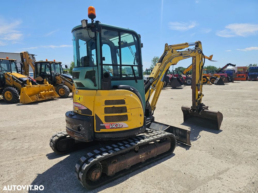 Yanmar VIO38 miniexcavator compact pe senile - 10