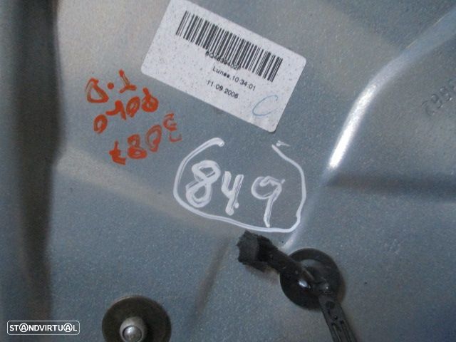 Elevador Manual 6Q4839402F VW POLO 2006 1.4TDI 70CV 5P CINZA TD VW POLO 4 9N FASE 2 2009 1.4TDI 70CV 5P CINZENTO TD - 2