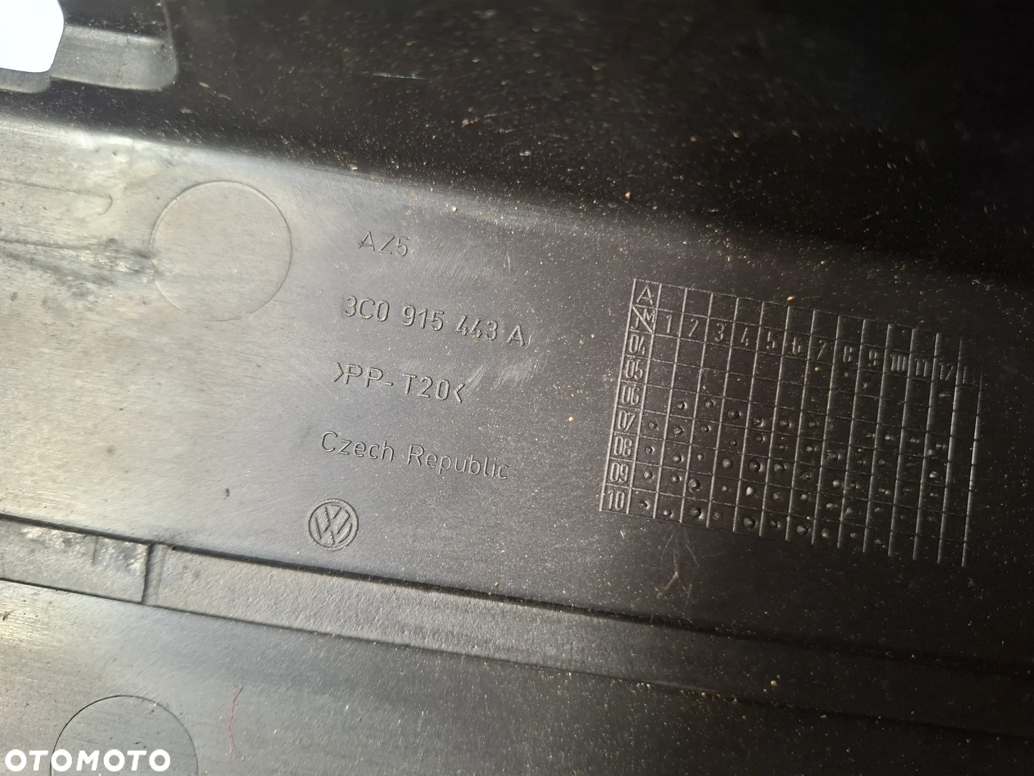 POKRYWA OSLONA AKUMULATORA VW PASSAT B7 SHARAN OCTAVIA II SLASK WYSYLKA - 2