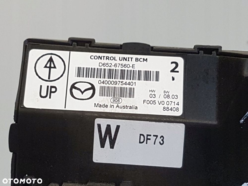 MAZDA 2 07- MODUŁ STEROWANIA KOMFORTU D65267560E - 2