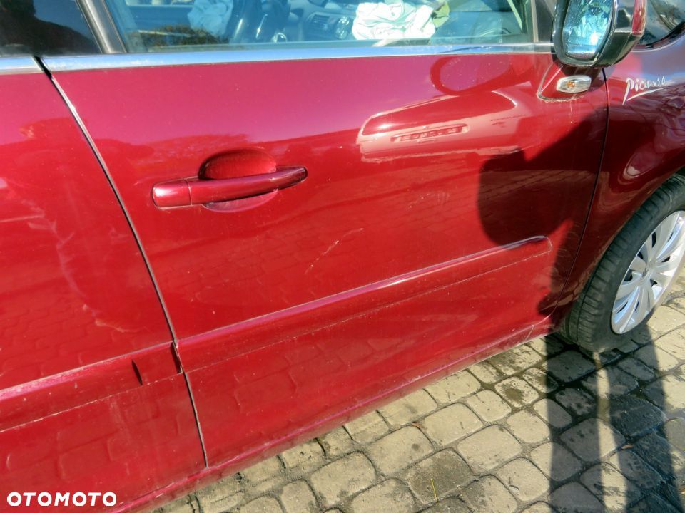 DRZWI PRZEDNIE PRAWE C4 GRAND PICASSO I KHLD 9004Y0 9004AE CZERWONY BURLAT CITROEN 2006-2010 - 2