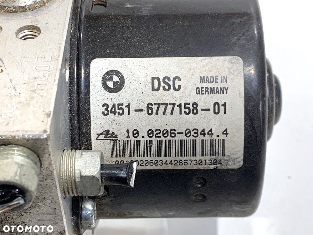 POMPA ABS  BMW 1 (E87) 2003 - 2013 116 i 90 kW [122 KM] benzyna 2007 - 2011 6777158 - 5