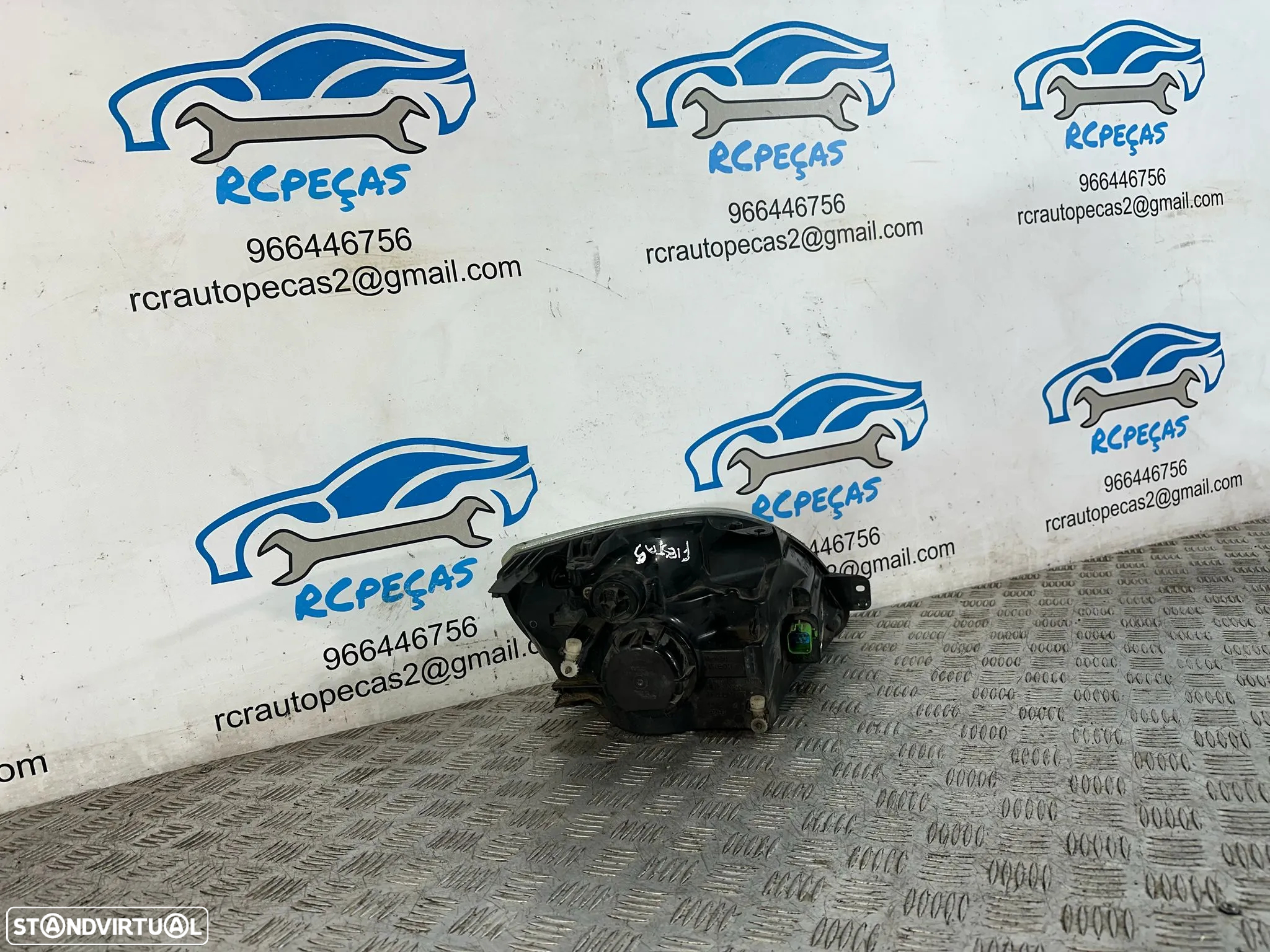 .Otica Farol Esquerda 2S6X-13W030-BH Original Halogénio Ford Fiesta MK5 5 2002 - 2008 - 5