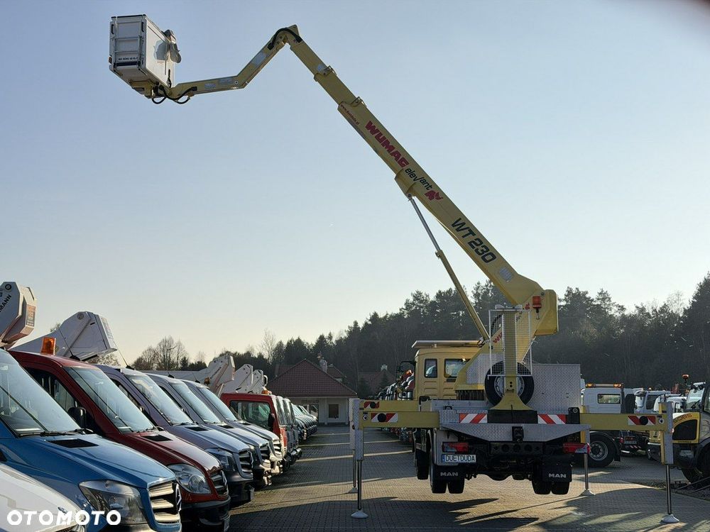 MAN TGL 8.210 Zwyżka WUMAG WT 230 23m w bok 18m podnośnik - 24