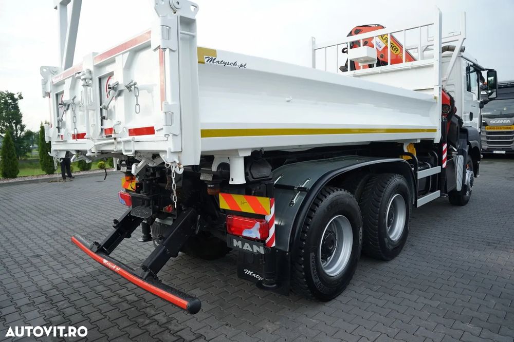 MAN TGS 26.440 / 6x4 / CAMION BASCULANTE / HIDROBID / BORDMATIC + PALFINGER PK 33002-EH / AUTOMAT / PILOT / EURO 5 - 21