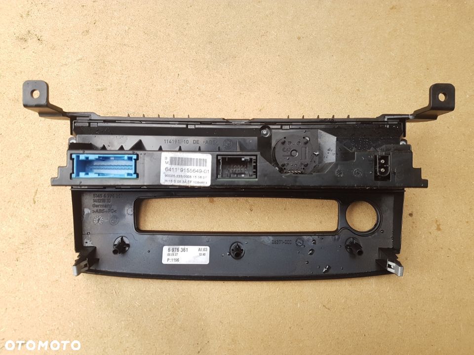 PANEL KLIMATYZACJI klimatronic BMW E60 E61 LIFT LCI 9155649 - 2