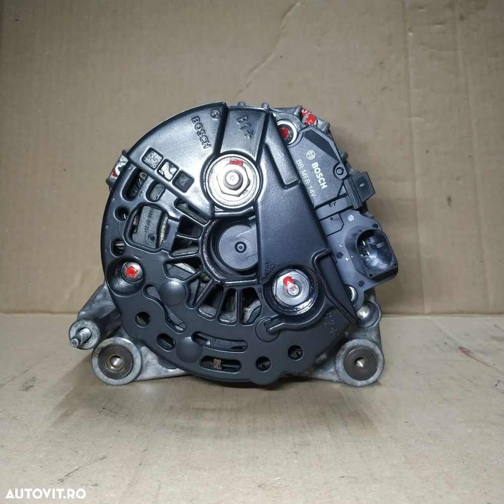 Alternator Golf 4 / Golf 5 / Octavia 2 / Ibiza 6L / Leon 1M 1.9 TDI 028903028E, 0124515010 - 4