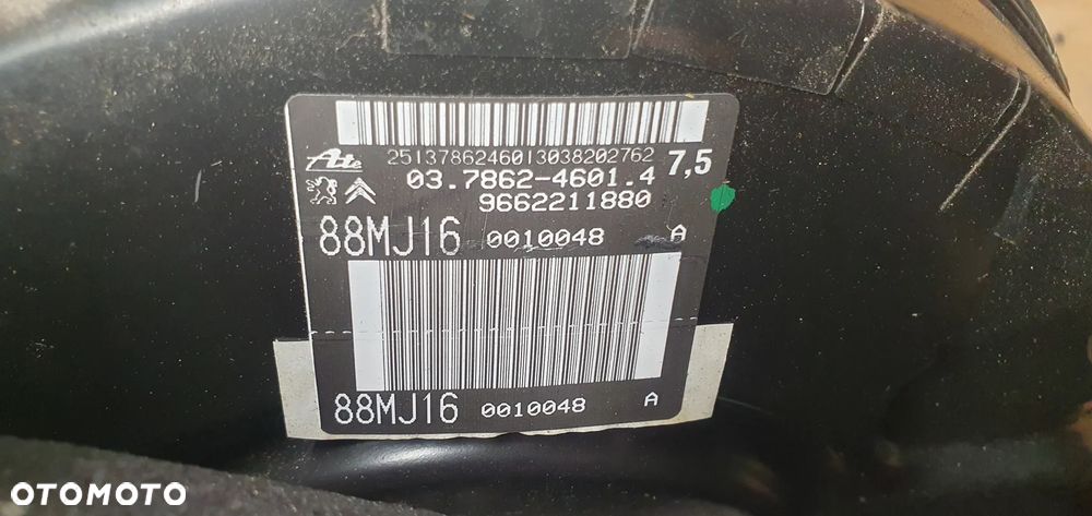 Serwo wspomaganie hamulca Citroen C5 III 9662211880 - 6