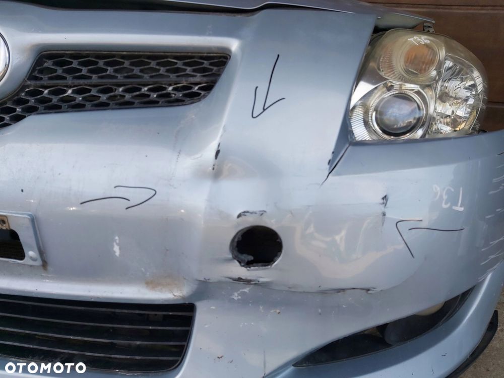 Toyota Auris I zderzak błotnik maska pas przedni chłodnica kompletny przód - 4