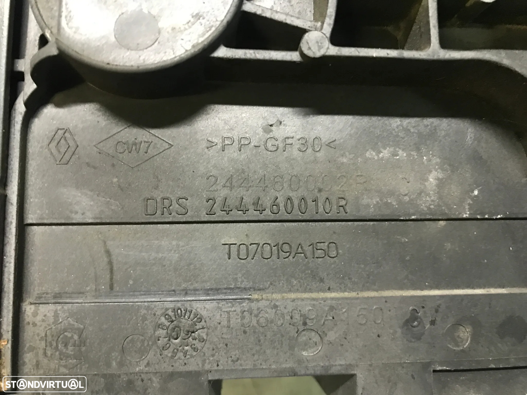 CAIXA / SUPORTE DA BATERIA RENAULT MEGANE III 244460010R - 2