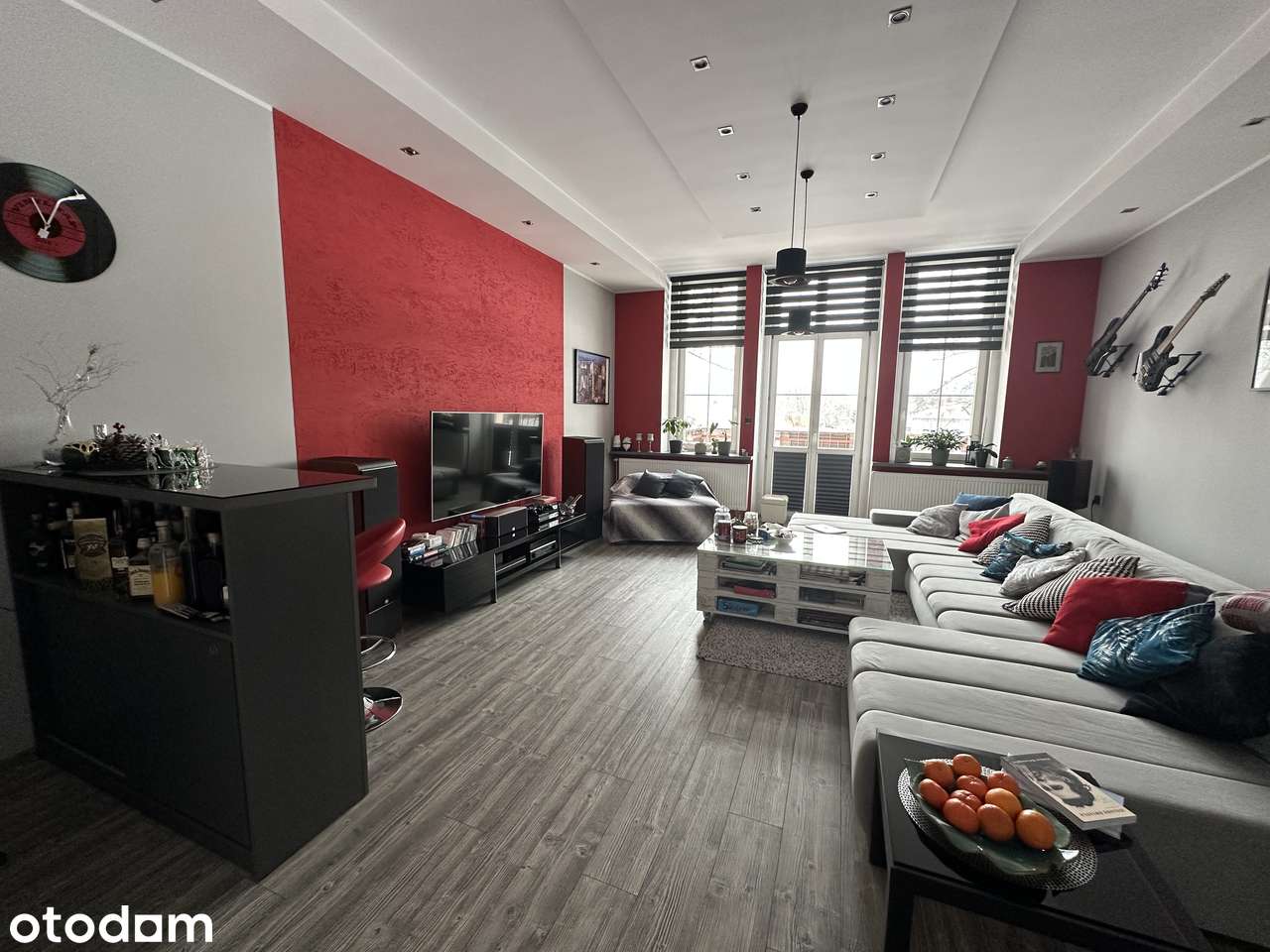 Przestronne mieszkanie na parterze w centrum z tarasem
