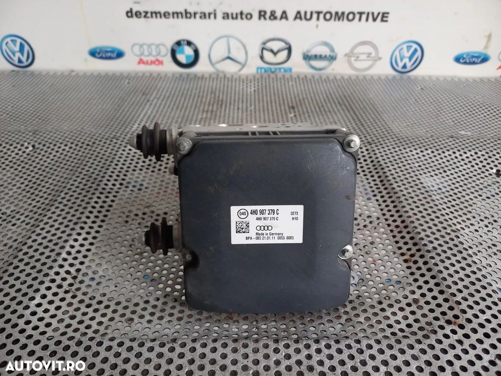 Modul Pompa Unitate ABS Audi A8 4H D4 An 2010-2011-2012-2013-2014-2015-2016-2017 Cod 4H0907379C Dezmembrez Audi A8 4H D4 3.0 Tdi Quattro Motor CDT Cutie MXU Volan Stanga - Dezmembrari Arad - 8