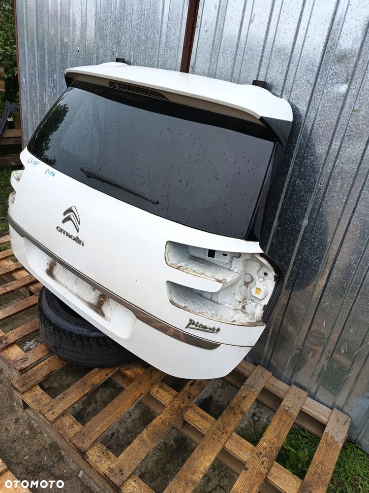 citroen c4 ii grand picasso 13- klapa bagażnika tył chrom ewpa - 3