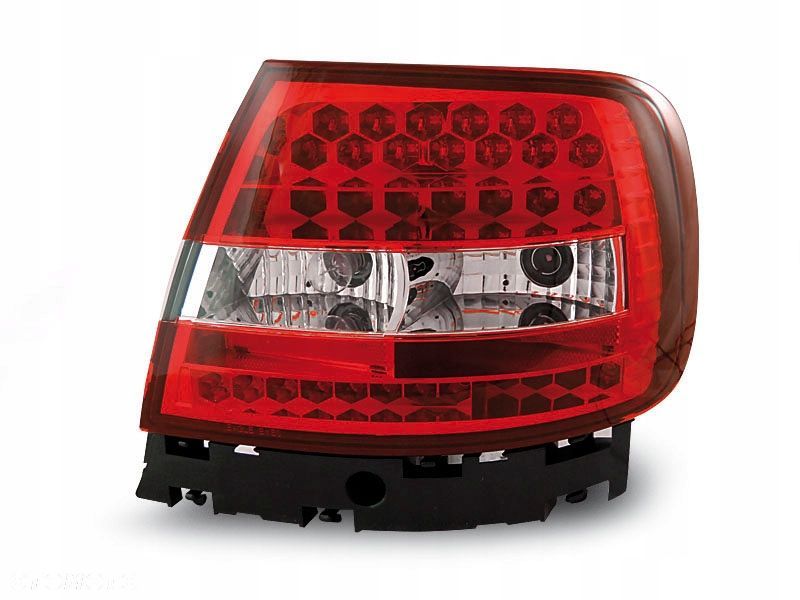 LAMPY TYLNE AUDI A4 B5 SEDAN 94-00 RED WHITE LED - 1