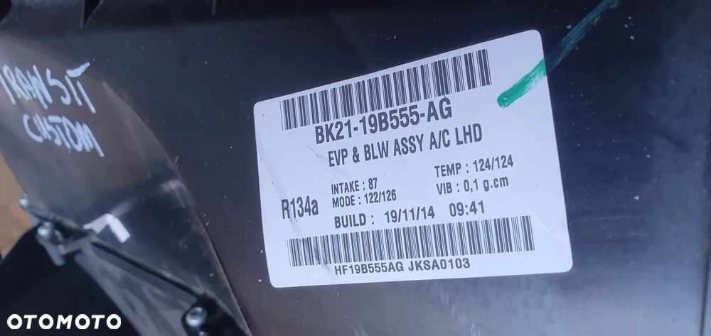 Nagrzewnica obudowa nagrzewnicy silnik kompletna Ford Transit Custom MK8 BK2T-18456-AA BK21-19B555-AG - 11
