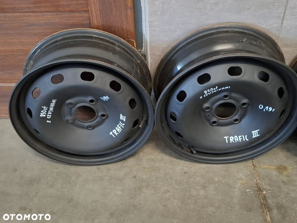 Felgi stalowe 16 cali komplet Renault Trafic III 2019 rok z czujnikami - 3