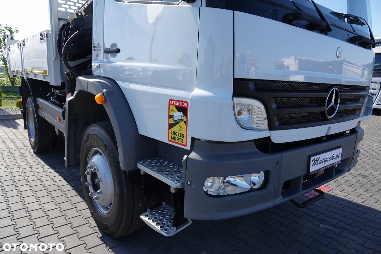 Mercedes-Benz ATEGO 16.24 / 4X4 / WYWROTKA + HDS HIAB 111 BS-2  / PILOT /  ROTATOR /MANUAL - 19