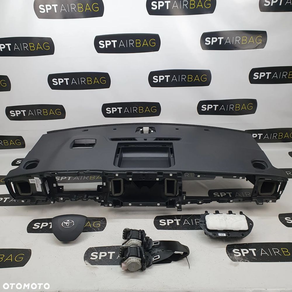 TOYOTA PROACE KOKPIT DESKA KONSOLA PULPIT PODUSZKA AIRBAG AIR BAG PASY KIT SET - 1