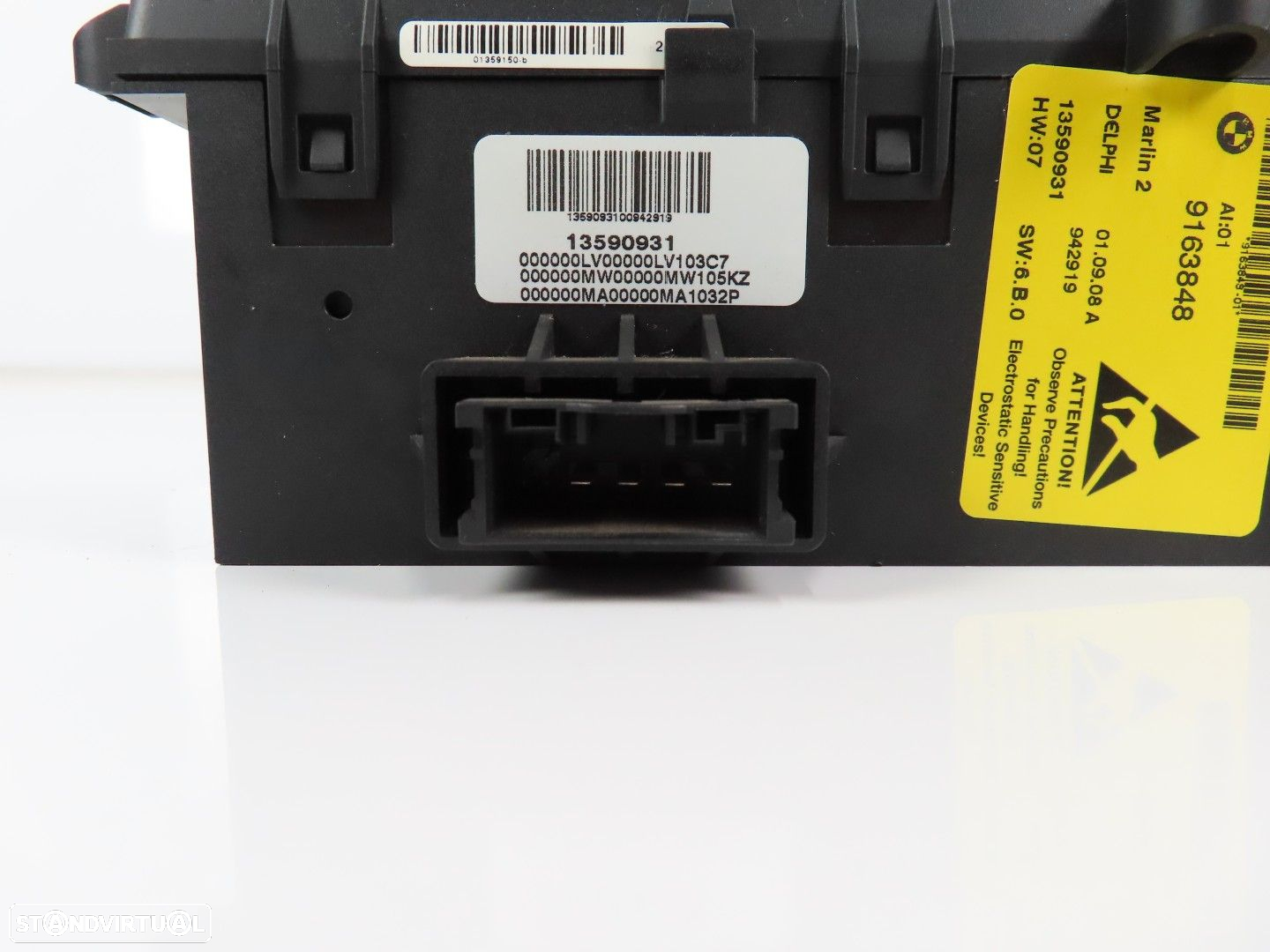 Comandos consola central Seminovo/ Original BMW 6 (E63) 61319169123 / 9163848 - 6
