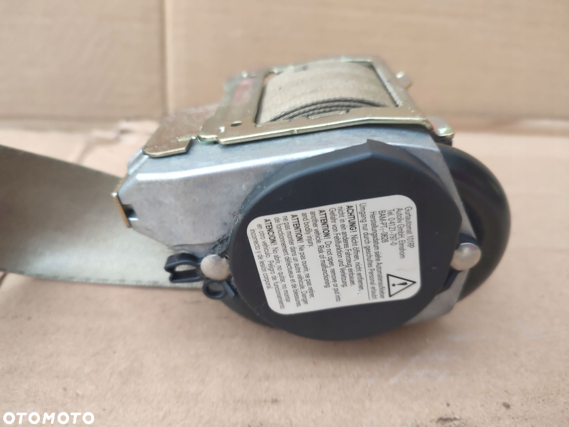 Pas bezpieczeństwa lewy przód kierowcy AUDI A8 D3 EUROPA 4E1857705 - 3