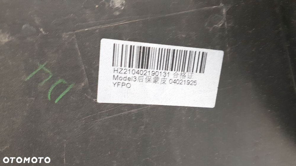 tesla model 3 zderzak tył tylny - 6