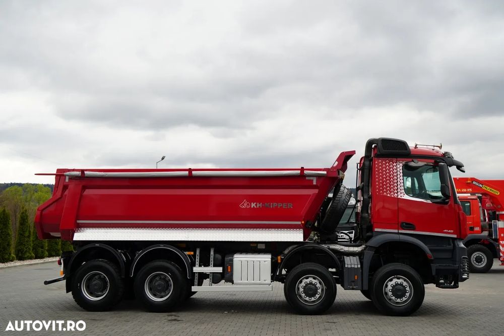 Mercedes-Benz AROCS 4145 / 8x8 / BASCULATOR SPATE / KH KIPPER / MANUAL / ANVELOPE 100% / EURO 6 - 11