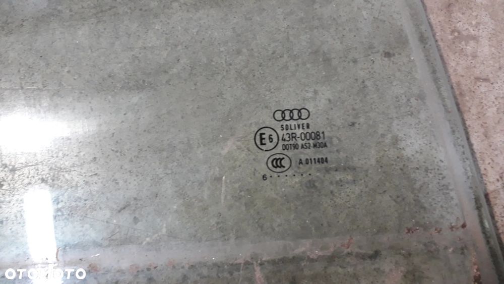 szyba drzwi przód tył lewa prawa A6 C6 2.0 FSI TFSI BPJ - 6