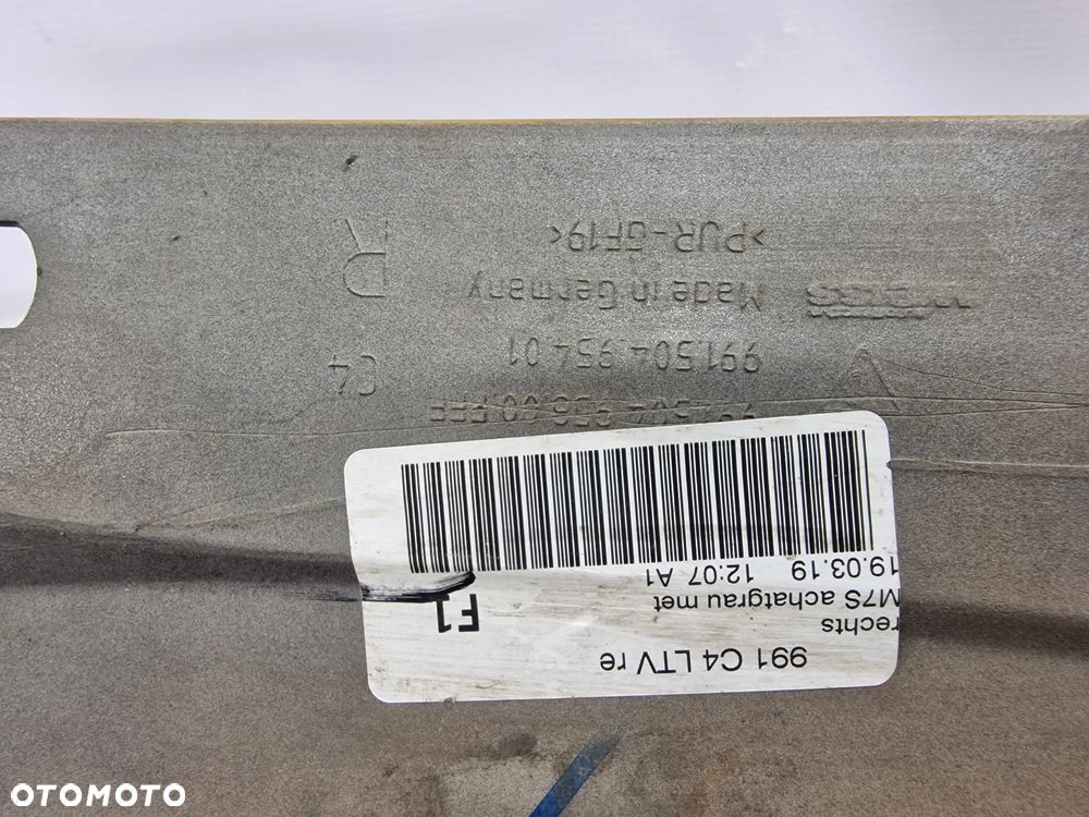 PORSCHE 911 991 GT3 RS CARRERA 4 4S 12-19 PRAWA LISTWA PROGOWA / NAKŁADKA PROGU , NR 99150495401 , NR AUKCJI PR267 - 16