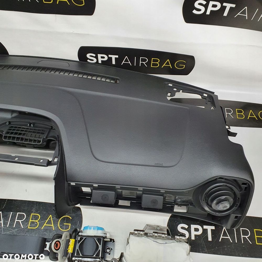 CITROEN C1 DESKA ROZDZIELCZA KONSOLA KOKPIT PULPIT PODUSZKI AIRBAG AIR BAG PASY KIT SET - 3