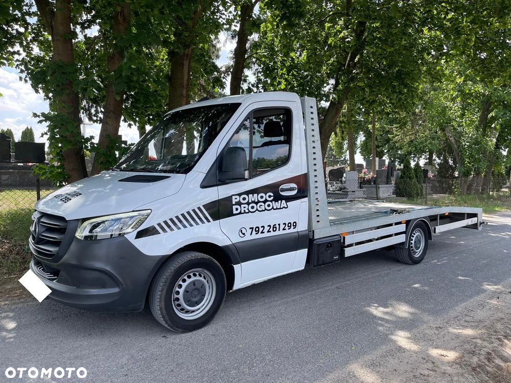 Mercedes-Benz Sprinter W907 2.2 CDI 163 Km Automat 7G-Tronic 2020 ROK Klima Led Hak Najazd 4.60 M Super stan Gotowy do Pracy Bardzo ładny - 31