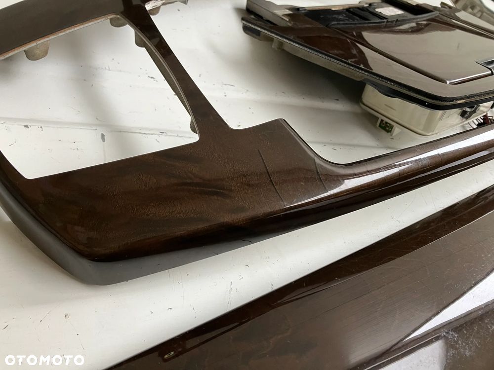 DEKORY LISTWY DREWNO BMW E65 CIEMNE POŁYSK - 10