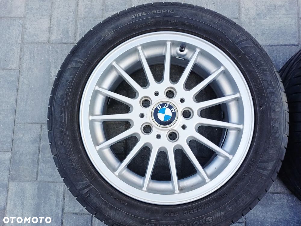 FELIGI Z OPONAMI KOŁA ALUMINIOWE BMW E46 R16 5X120 ET46 72.6 MM OPONY FULDA SPORT CONTROL 225/50 LATO NR4 - 4