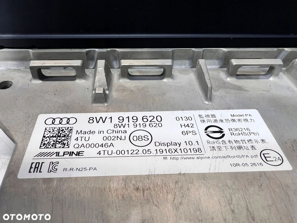 WYŚWIETLACZ MONITOR DOTYKOWY LCD MMI AUDI A4 B9 S5 A5 8W 8W1919620 - 7