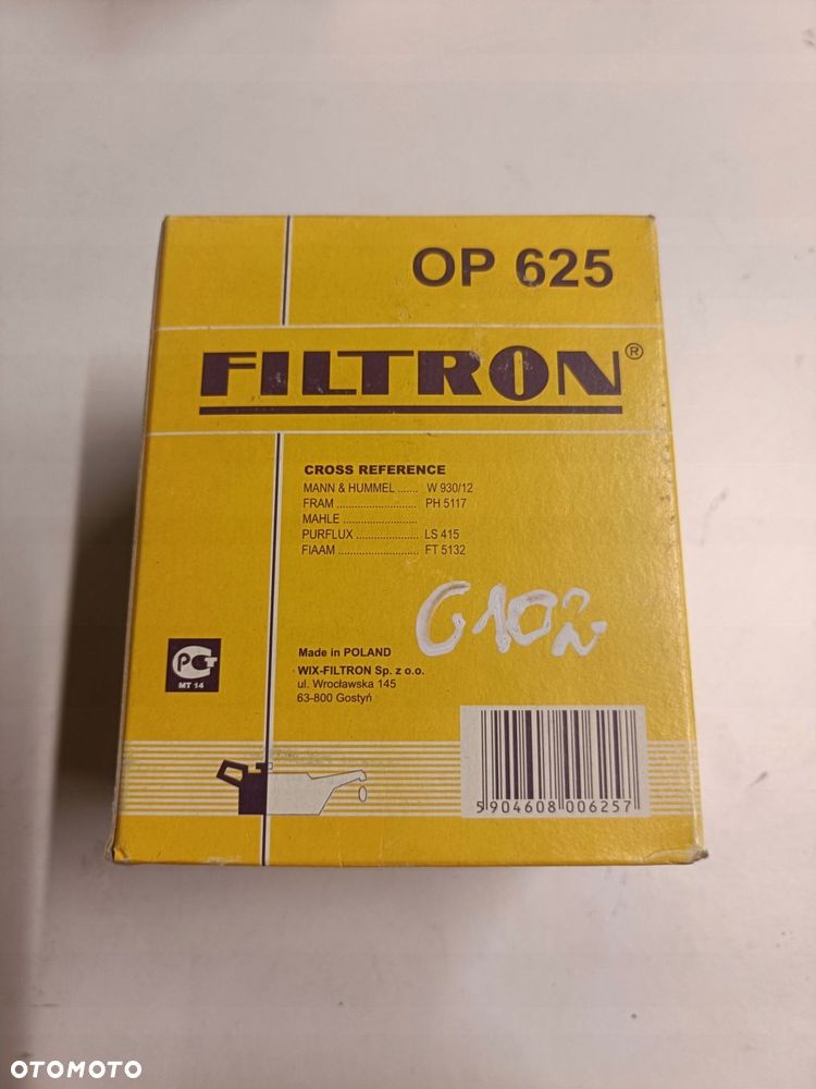 FILTR OLEJU Filtron OP 625 OP625 Opel Frontera A Omega A 2.3 TD - 16