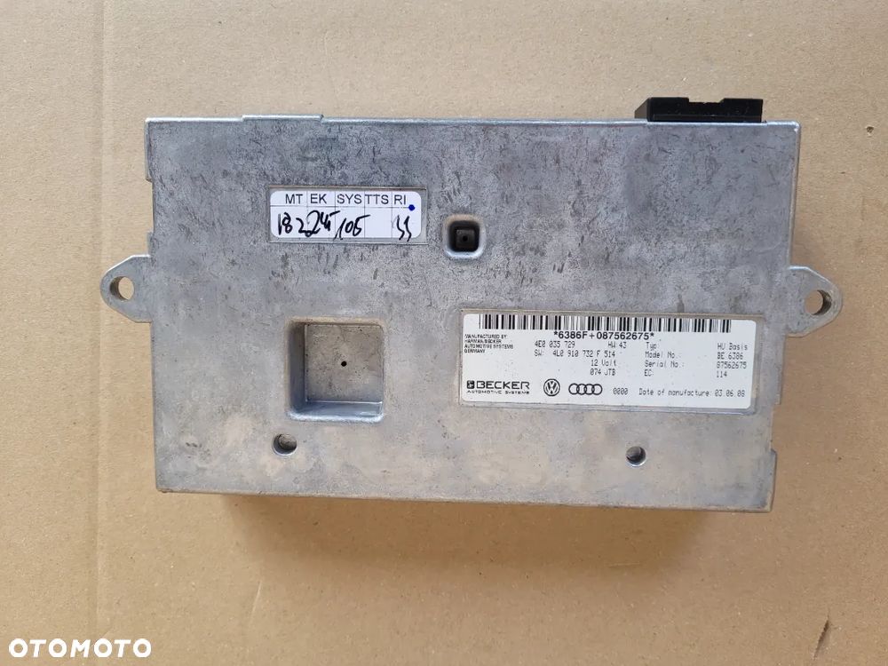 MODUŁ NAWIGACJI MMI AUDI A6 C6 Q7 4L0910732F - 1