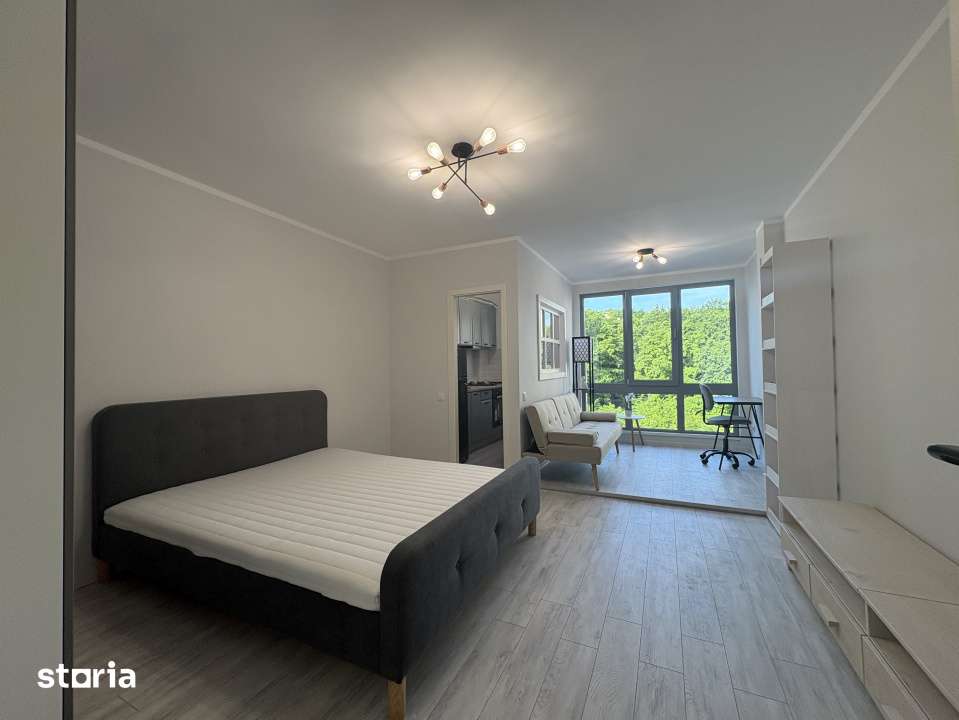 Apartament cu o camera, acces facil catre oras si priveliste catre pad — fotografia 1