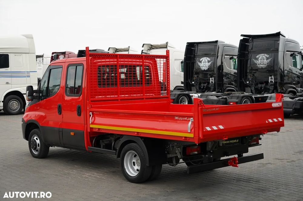 Iveco DAILY 35-130 / BASCULATOR / CU TRACȚIE DUBLA / DOUĂ TRANSPORTURI / MANUAL / 7 LOCURI / - 14
