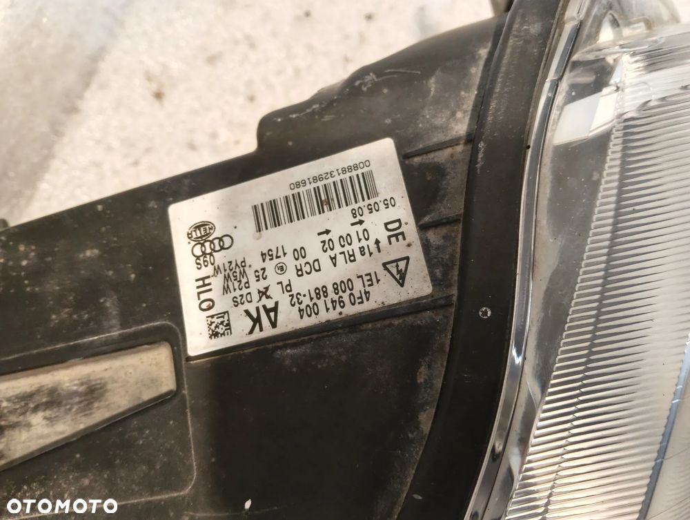 Audi A6 C6 XENON KOMPLETNY PRZÓD STRONA PRAWA 4F0941004 - 7