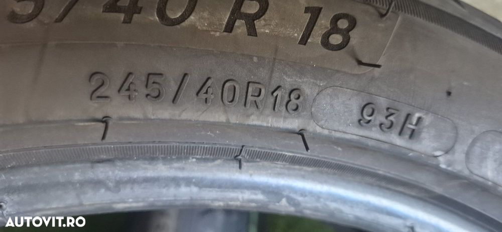Anvelope2x 245 40 18 Michelin  dot 23 mm 5.2 - 6