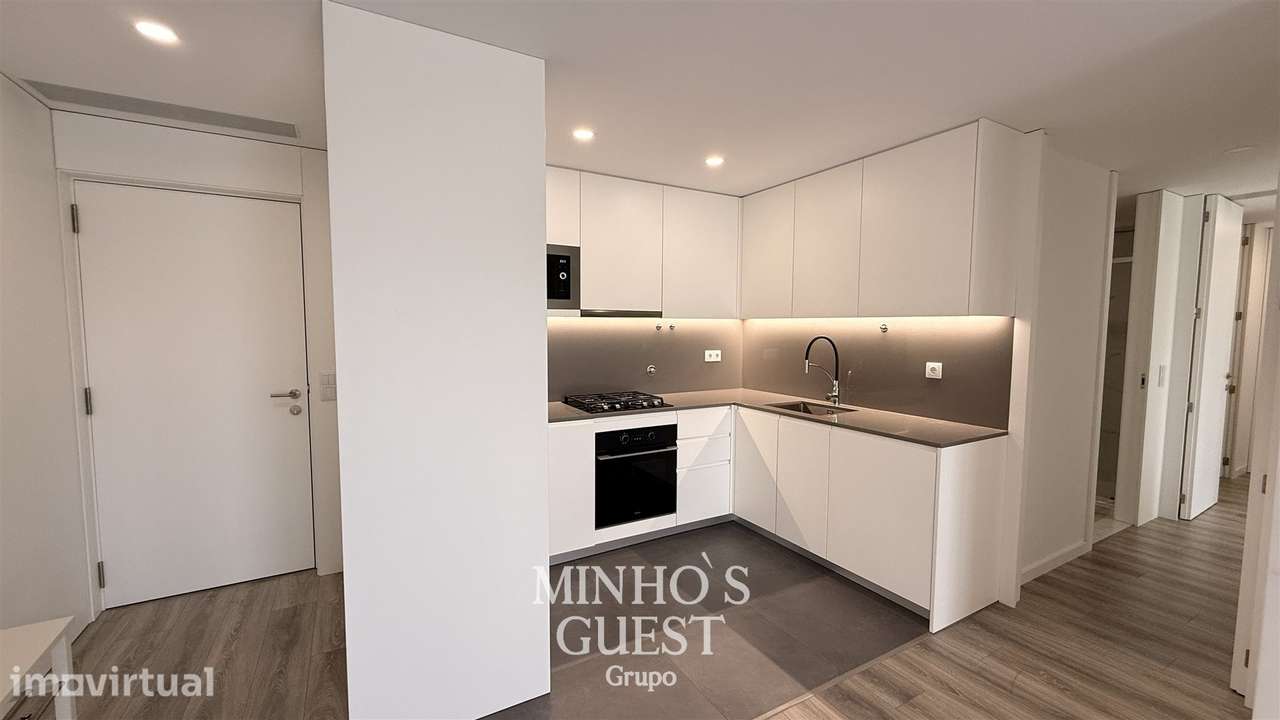 Apartamento T2 c/ elevador e garagem fechada – Ferreiros, Braga - Grande imagem: 3/30