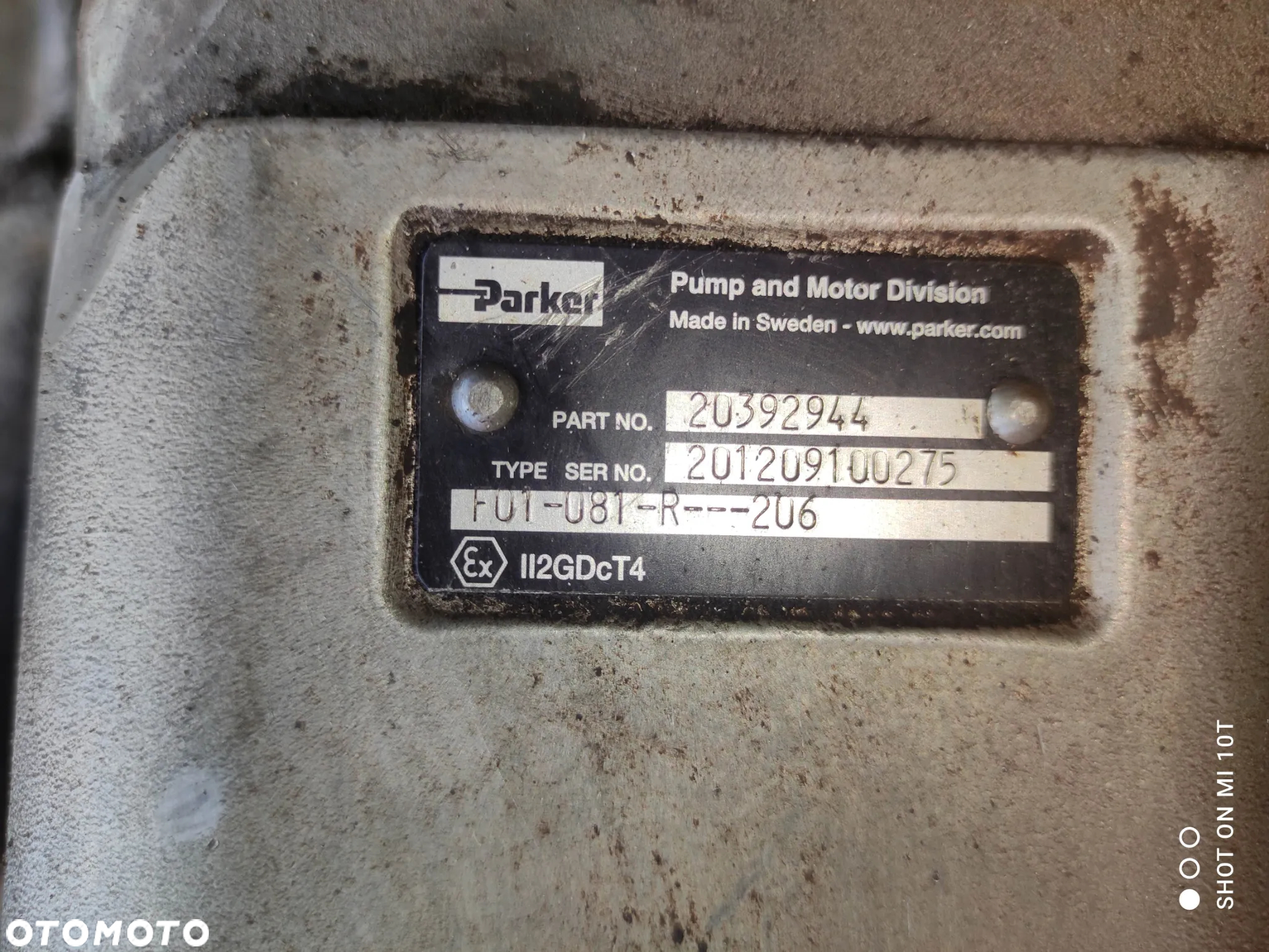Pompa hydrauliczna Parker 20392944, F01-081 - 2