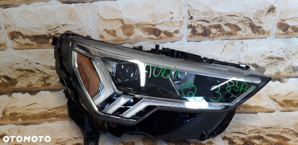 audi q3 83a 941 034b usa ameryka21\' full led prawa z jeżem ledowym - 1