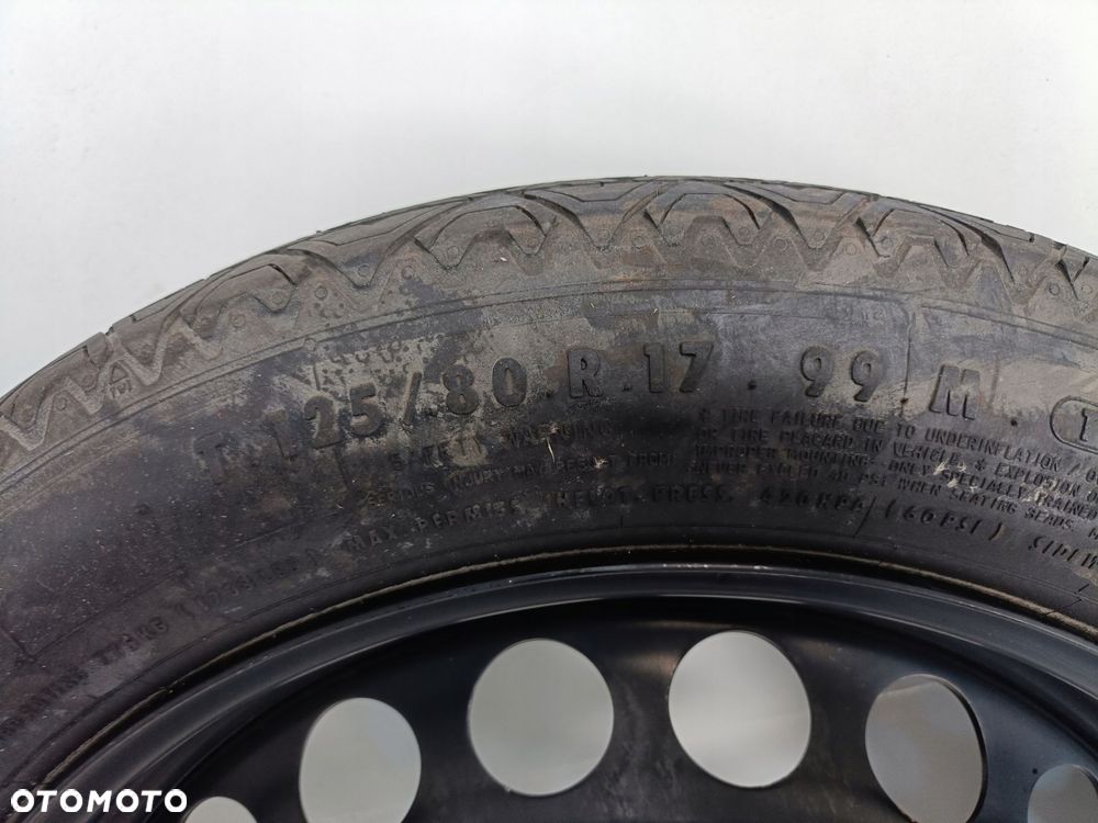 KOŁO DOJAZDOWE Mercedes W204 C204 W211 125/80 R17 5x112 2044000402 - 5