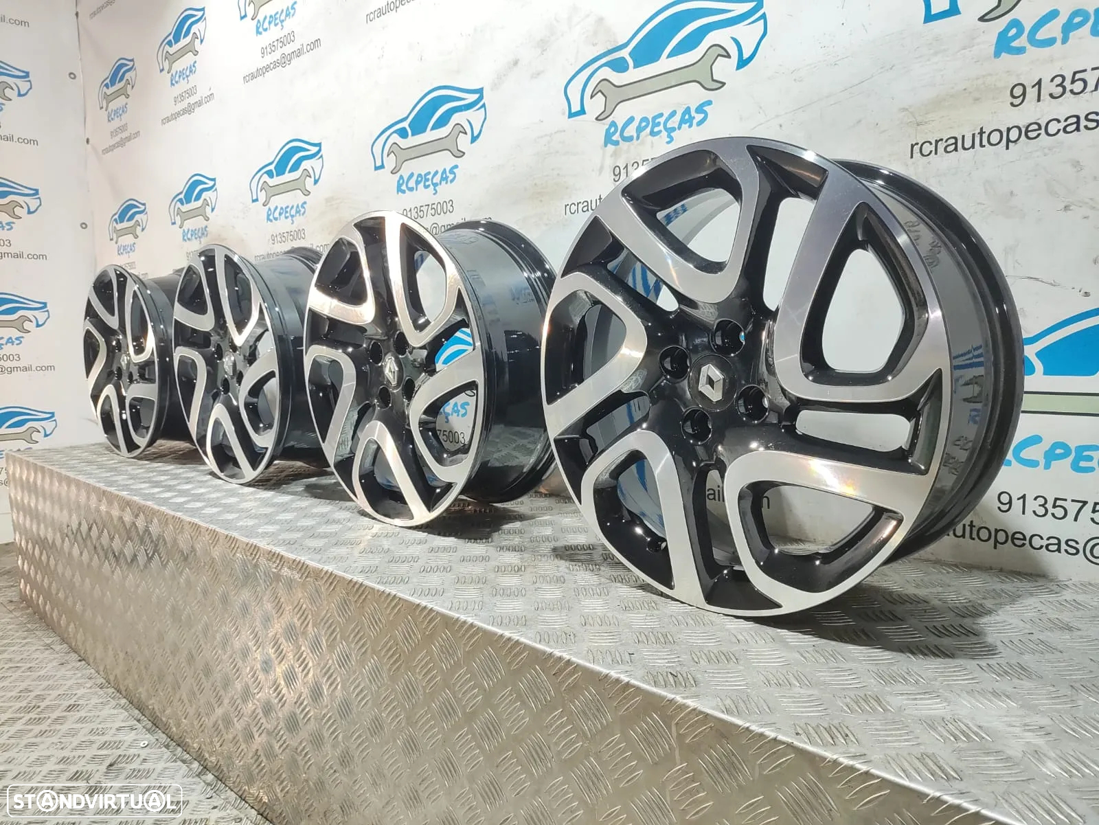 Jantes 17 originais novas Renault Captur fase 1 6,5J ET40 4x100 - 11