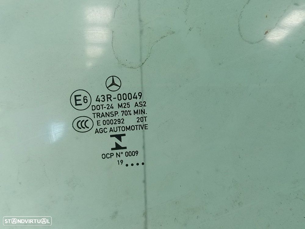 Vidro porta frente direita MERCEDES-BENZ Classe C (W205) - 2