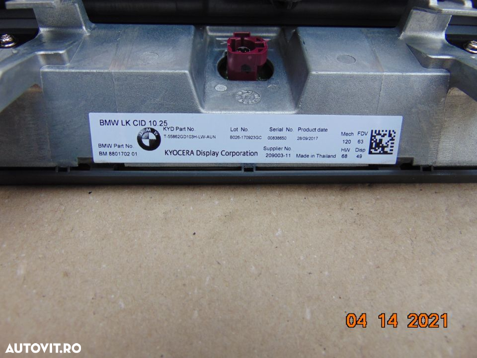 Display Navigatie BMW g30 G31 G32 navigatie bmw seria 5 F90 g38 ecran - 3