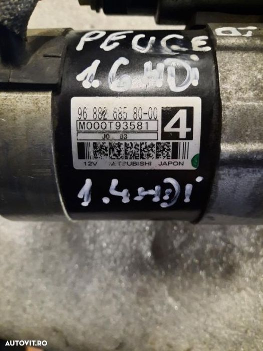 electromotor peugeot citroen 1.4hdi 1.6hdi euro4 citroen c3 c4 c5 peug - 4